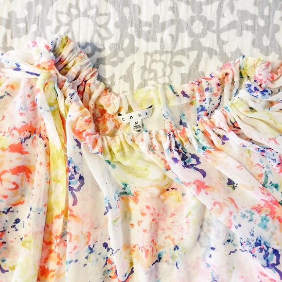 Cabi | Sheer Floral Blouse - Picture 2 of 3